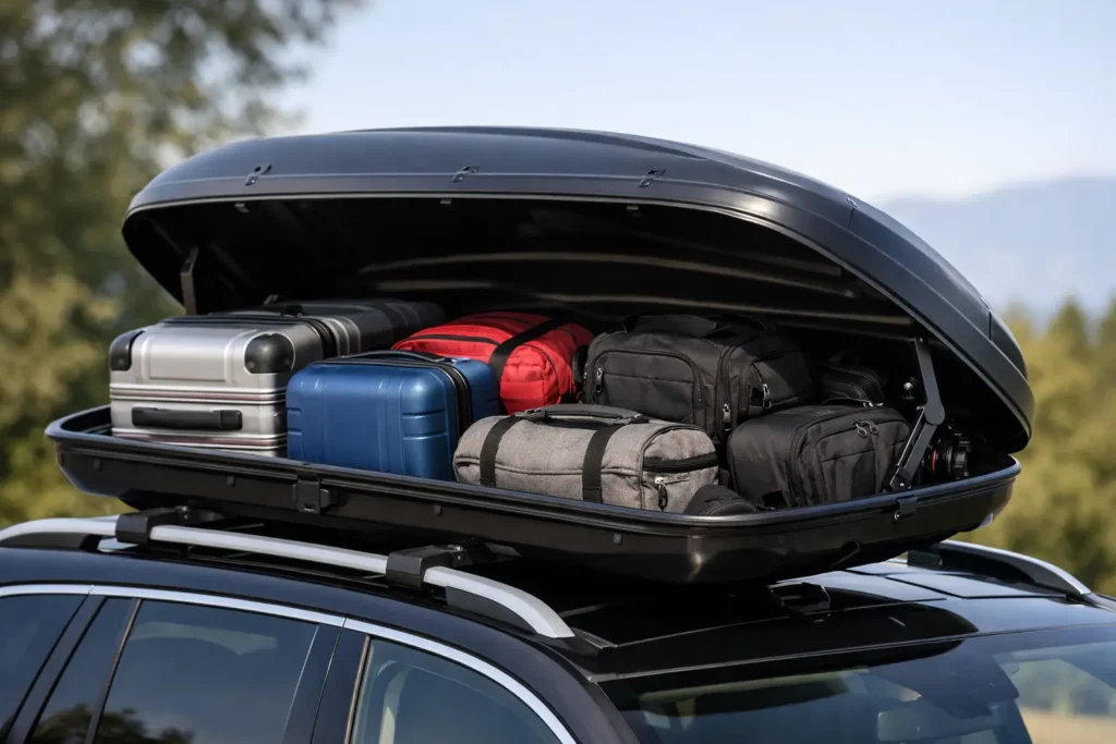 How Much Luggage Fits in a Roof Box?