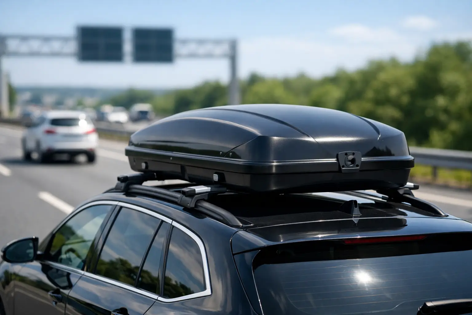 Secure Roof Box for Motorway Travel